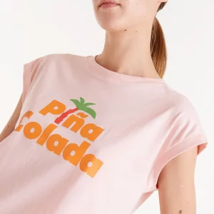 Camiseta Rosa Print Piña Colada – Compañía Fantástica