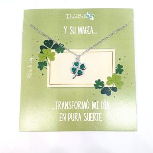 Collar TRÉBOL VERDE – Thäiba